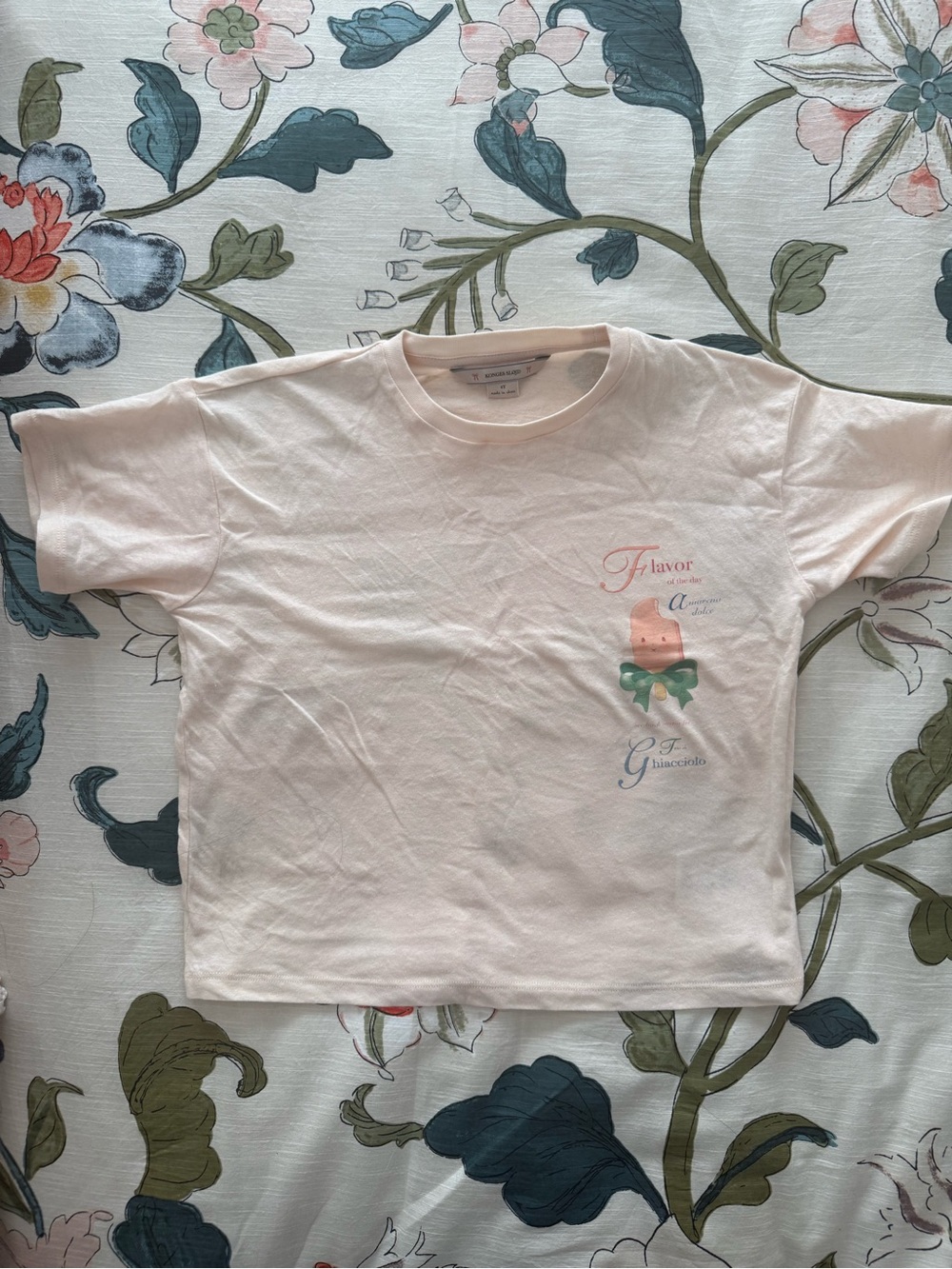 Kids Short-Sleeve Pink Graphic Tee